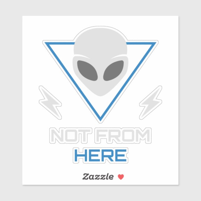 Alien UFO Sci Fi Outsider (Sheet)