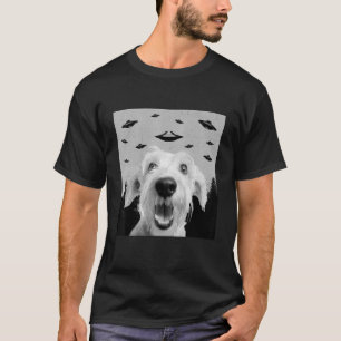 Alien UFO  Sealyham Terrier Dog  Men Women Kids T-Shirt