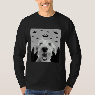 Alien UFO Sealyham Terrier Dog Men Women Kids T-Shirt