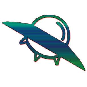 Alien UFO Ship Kids T-Shirt Minimalist Space Art