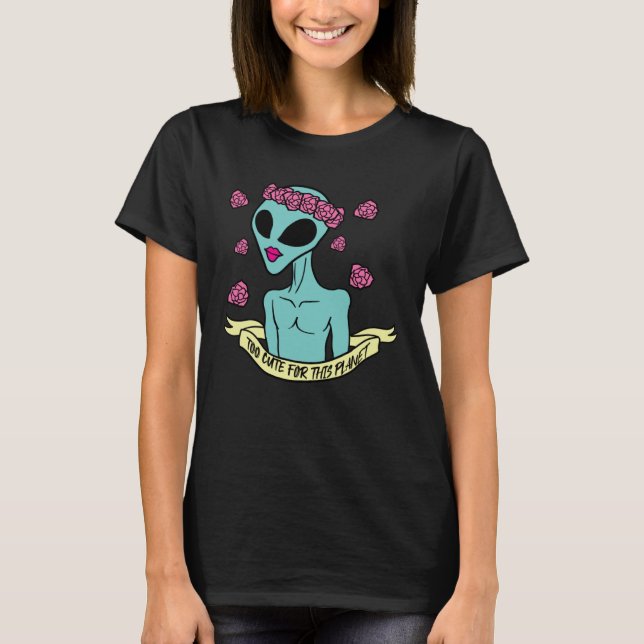 Alien Ufo Space Monster Abduction Perfect  Idea T-Shirt (Front)