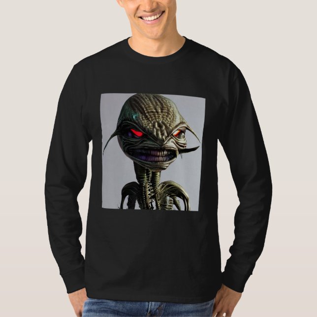 Alien UFO UAP 51 area grey out of this world creat T-Shirt (Front)
