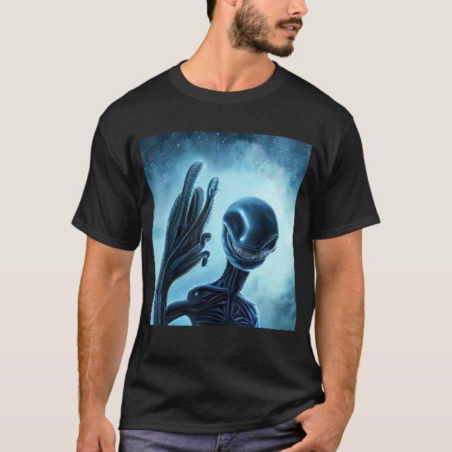 Alien UFO UAP 51 area grey out of this world creat T-Shirt (Front)