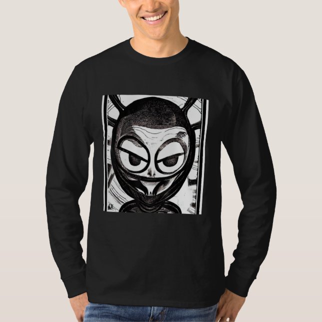 Alien UFO UAP 51 area grey out of this world creat T-Shirt (Front)