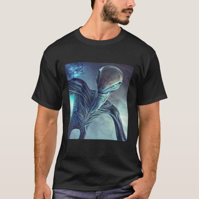 Alien UFO UAP 51 area grey out of this world creat T-Shirt (Front)