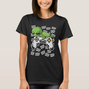 Alien Video Game Noob Oof  Kids Boys Girls T-Shirt