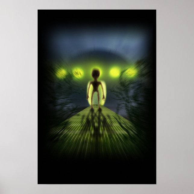 Alien Visitor Poster (Front)