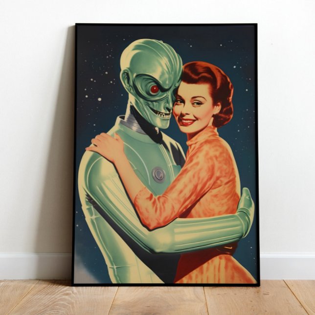 Alien Wall Art Sci Fi Poster Printable Alien Print (Creator Uploaded)