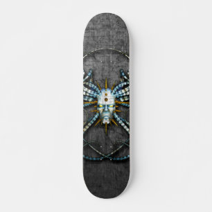 Alien War Mask Skateboard