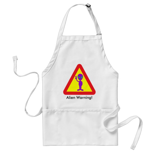 Alien Warning Standard Apron (Front)