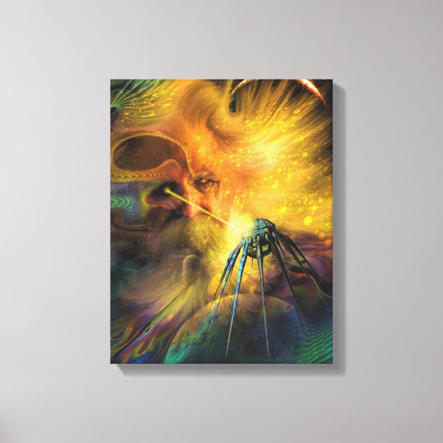 Alien Wars Canvas Print (Front)