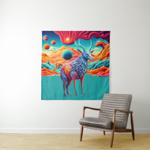 Alien Wildlife Tapestry