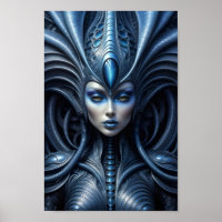 Alien Woman - 016 - Night Vision - Fantasy Art