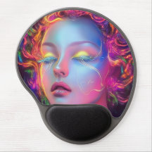 Alien Woman with Cosmic Hair 