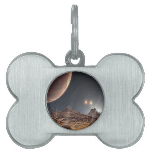 Alien World Pet Name Tag
