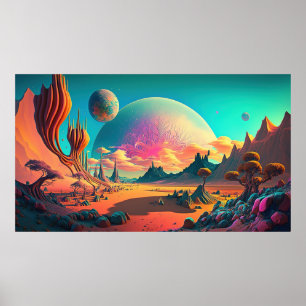 Alien world poster