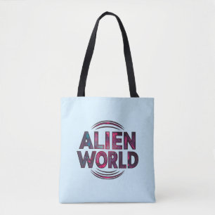 Alien World Tote Bag