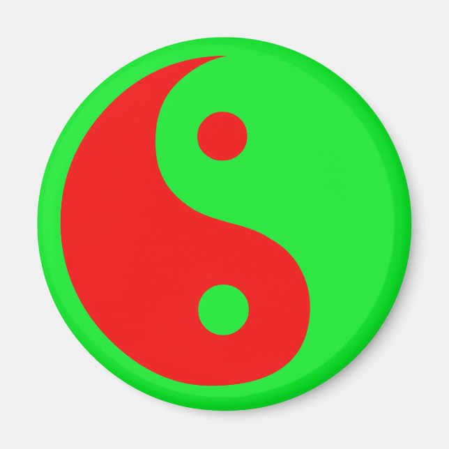 Alien Yin-Yang Magnet (Front)