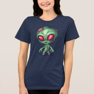 Alien Zombie Tri-Blend Shirt