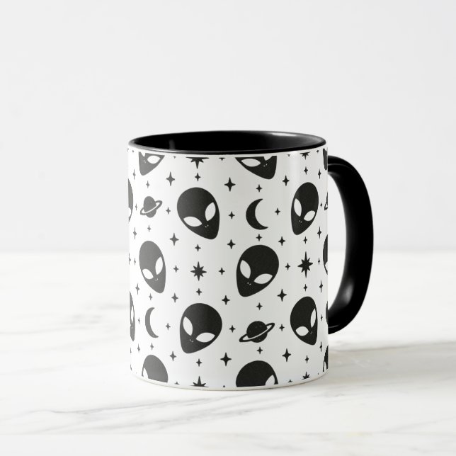 Aliens and Stars Mug (Front Right)