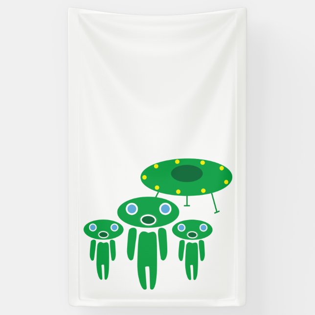 Aliens arrival banner (Vertical)