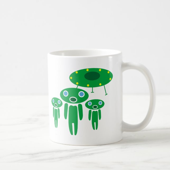 Aliens arrival coffee mug (Right)