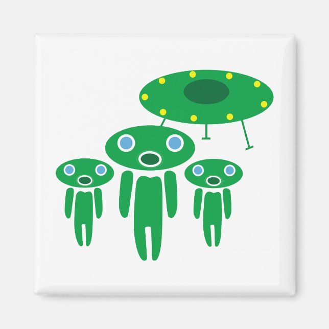 Aliens arrival magnet (Front)