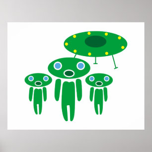 Aliens arrival poster