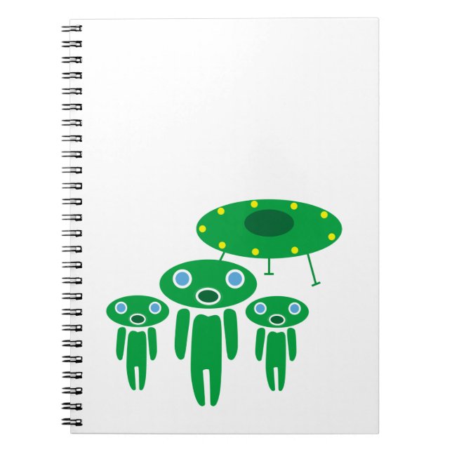 Aliens arrival spiral notebook (Front)