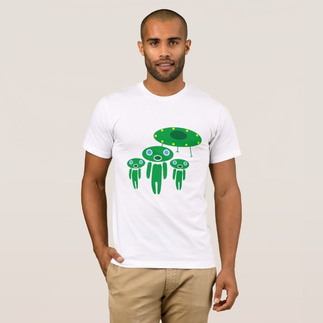 Aliens arrival T-Shirt (Front Full)