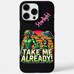 Aliens Await in Cosmic Design! iPhone 16 Pro Max Case