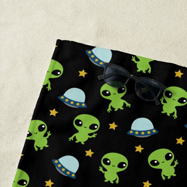 Aliens Beach Towel (In Situ)