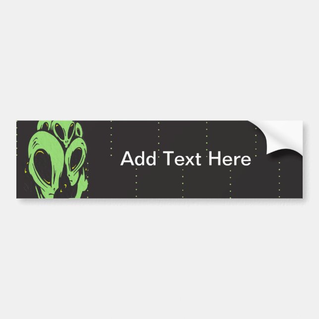 Aliens Bumper Sticker (Front)