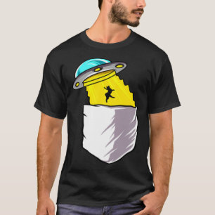 Aliens Cryptozoology Abduction  Cute Pocket Style T-Shirt
