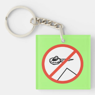Aliens did not build pyramids key ring
