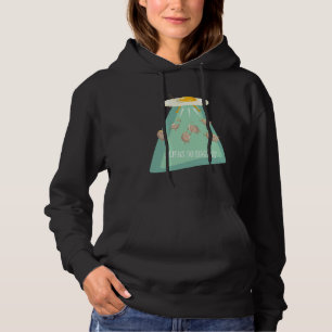 Aliens Do Eggsist Alien Ship Kids Boys Girls Hoodie