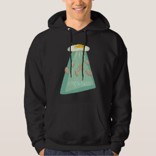 Aliens Eggs Ship Alien Saying for Kids Youth Hoodie