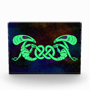 Aliens Entwined (Aliens and Celtic Knot) Photo Block
