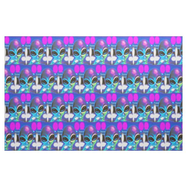 Aliens Fabric (Fat Quarter)