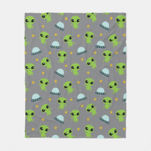Aliens Fleece Blanket