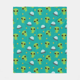 Aliens Fleece Blanket