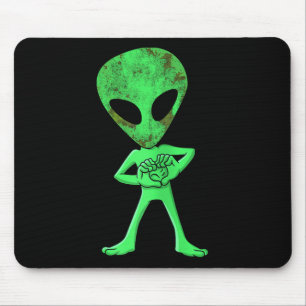 Aliens Funny Dance Challenge Boys Kids Halloween C Mouse Pad