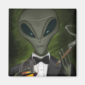 Aliens Got Class Magnet