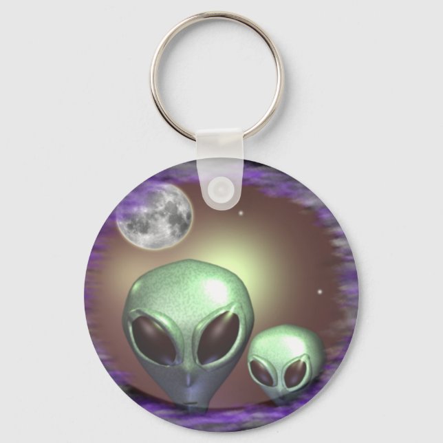 Aliens greys key ring (Front)
