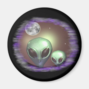 Aliens greys magnet