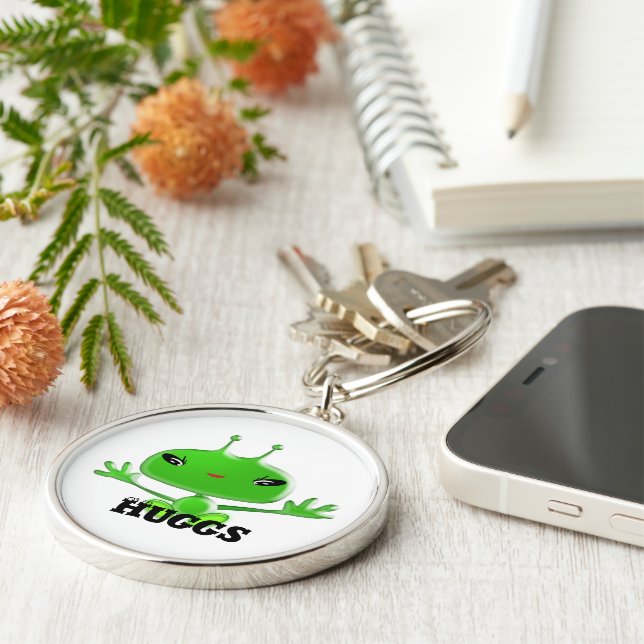 Aliens Huggs Key Ring (Side)