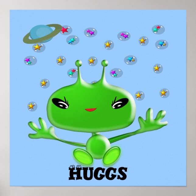 Aliens Huggs Poster (Front)