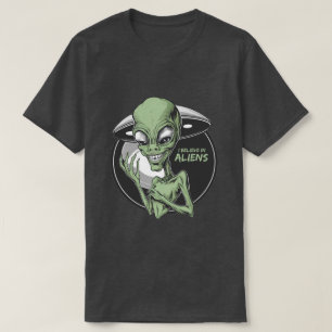 Aliens - I Believe in Aliens T-Shirt