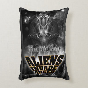 Aliens Invade 4 Beer Galaxy Attack Decorative Cushion