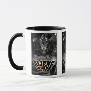 Aliens Invade 4 Beer Galaxy Attack Mug